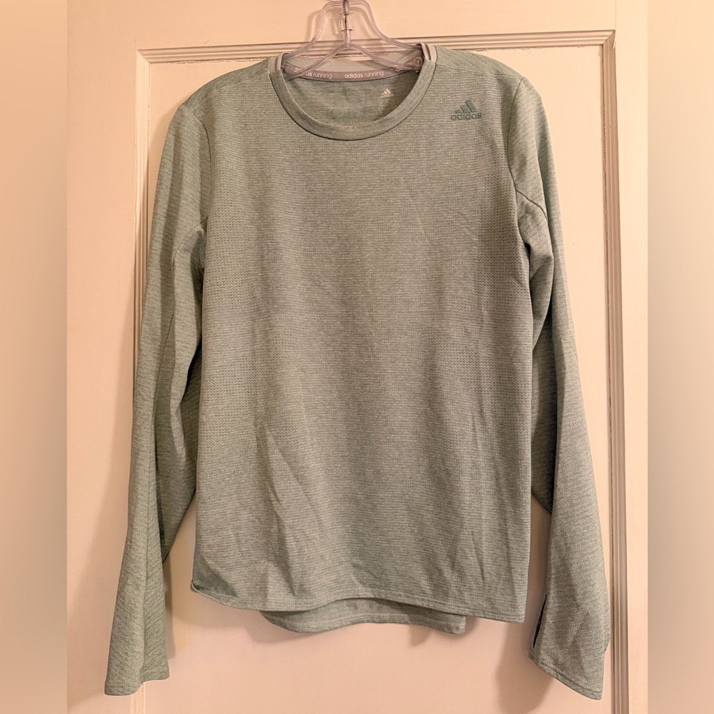 Adidas Climalite Heather Green Top